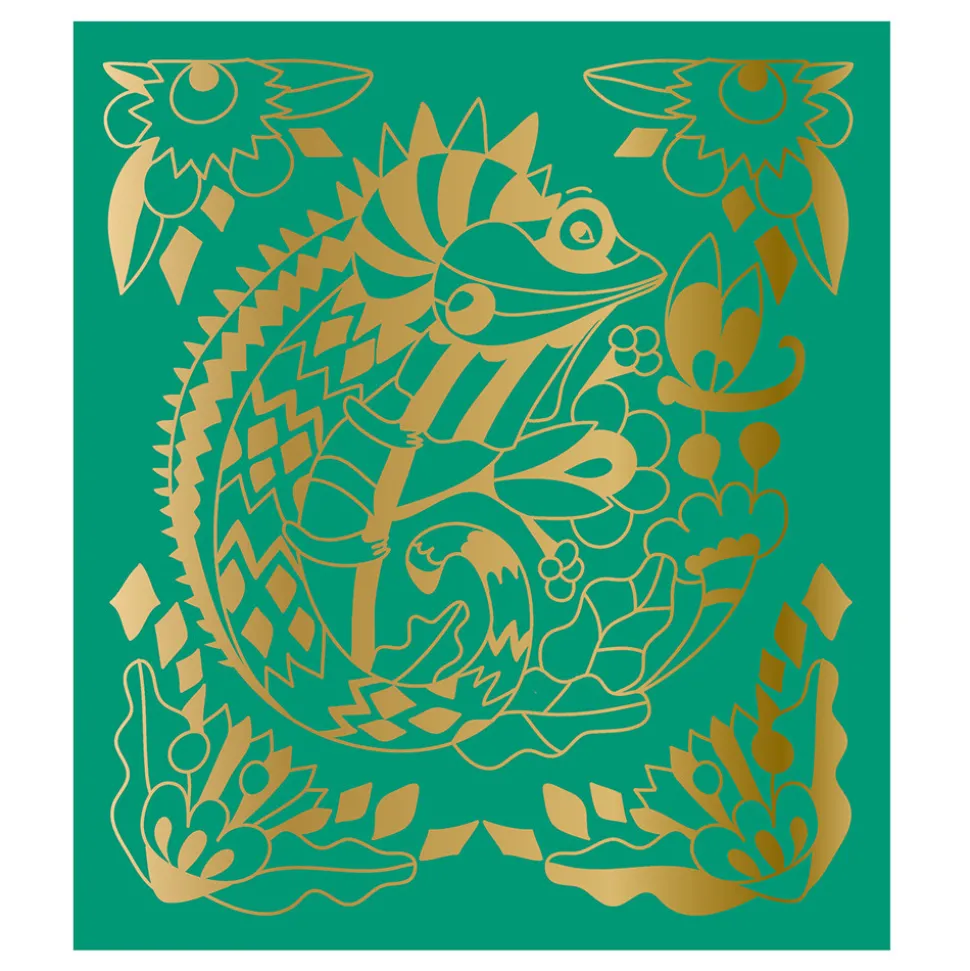 Kit Créatif - Scratch Art Animaux Du Monde