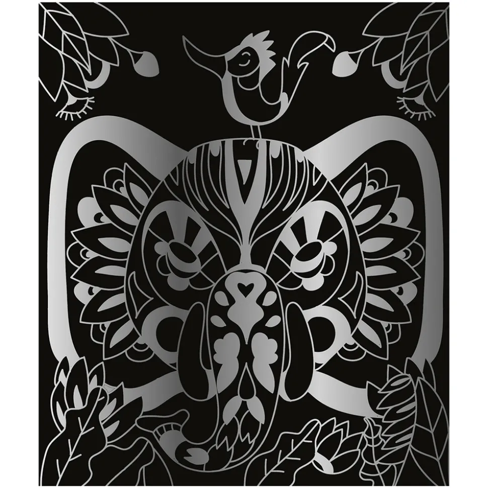 Kit Créatif - Scratch Art Animaux Du Monde