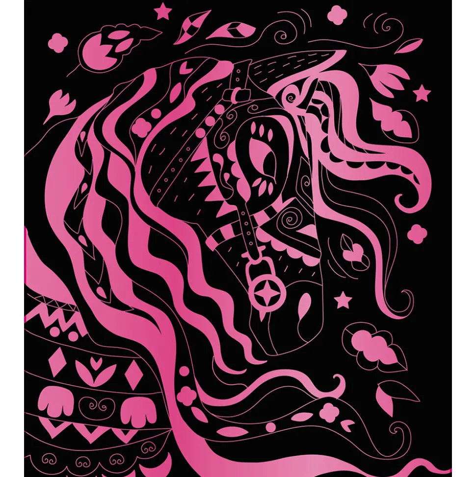 Kit Créatif - Scratch Art Chevaux Et Licornes