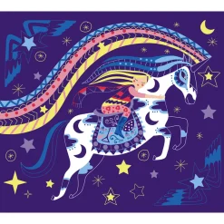 Kit Créatif - Scratch Art Chevaux Et Licornes