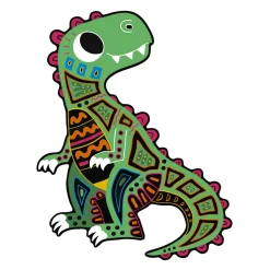 Kit Créatif - Scratch Art Dinosaures Silhouettés