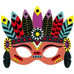 Kit Créatif - Scratch Art Masques De Fête