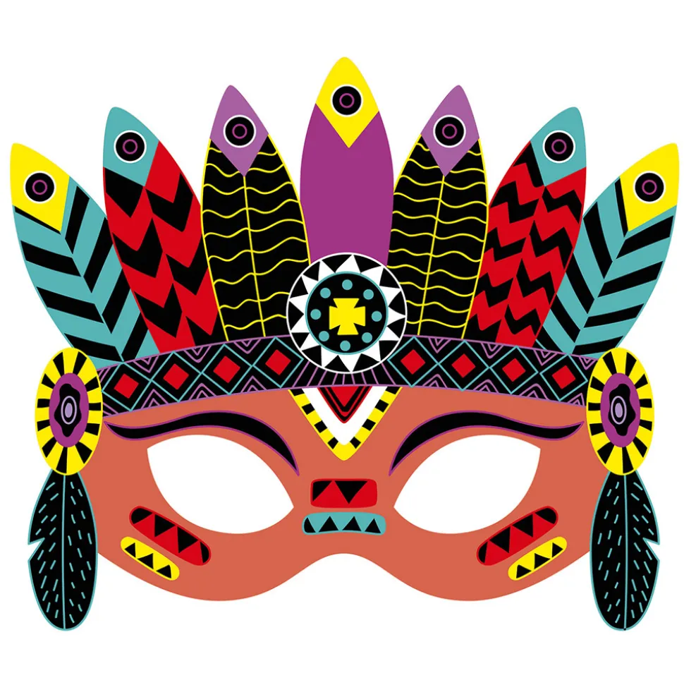 Kit Créatif - Scratch Art Masques De Fête