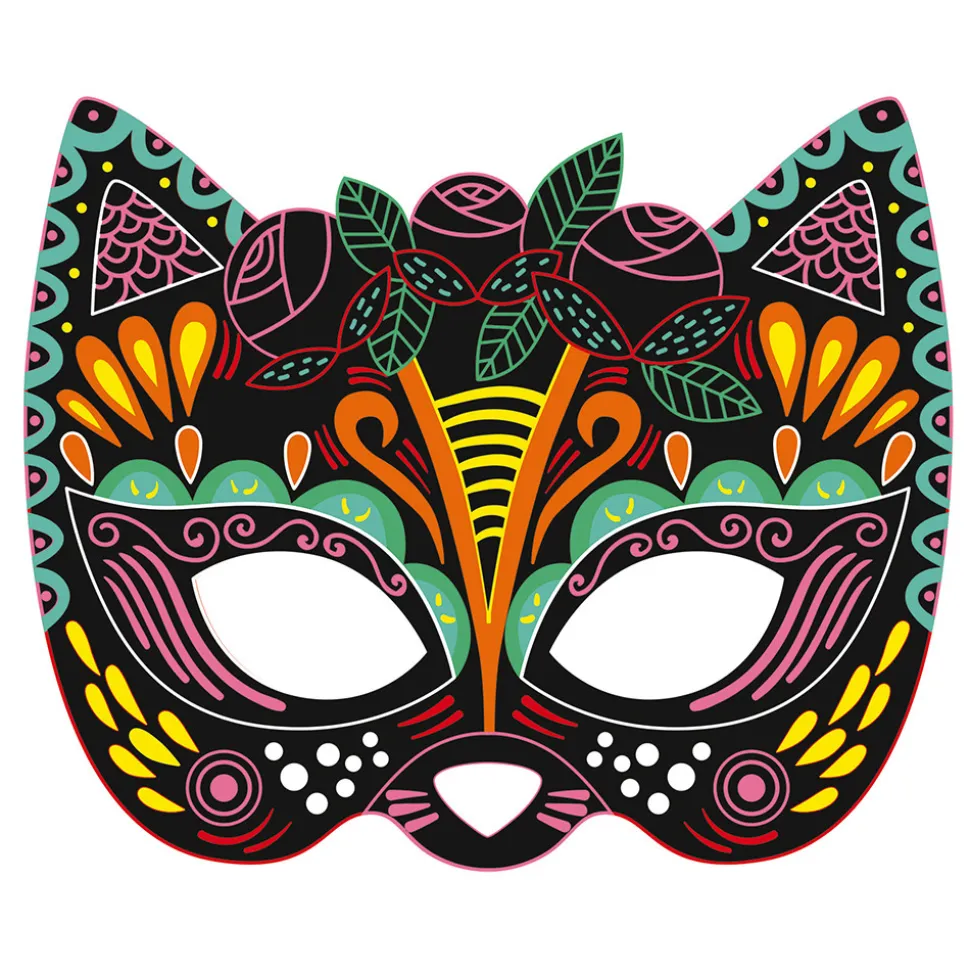 Kit Créatif - Scratch Art Masques De Fête