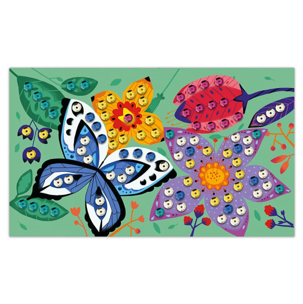 Kit Créatif - Sequins à Coller Jardin Merveilleux