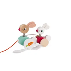 Lapins à promener (bois)