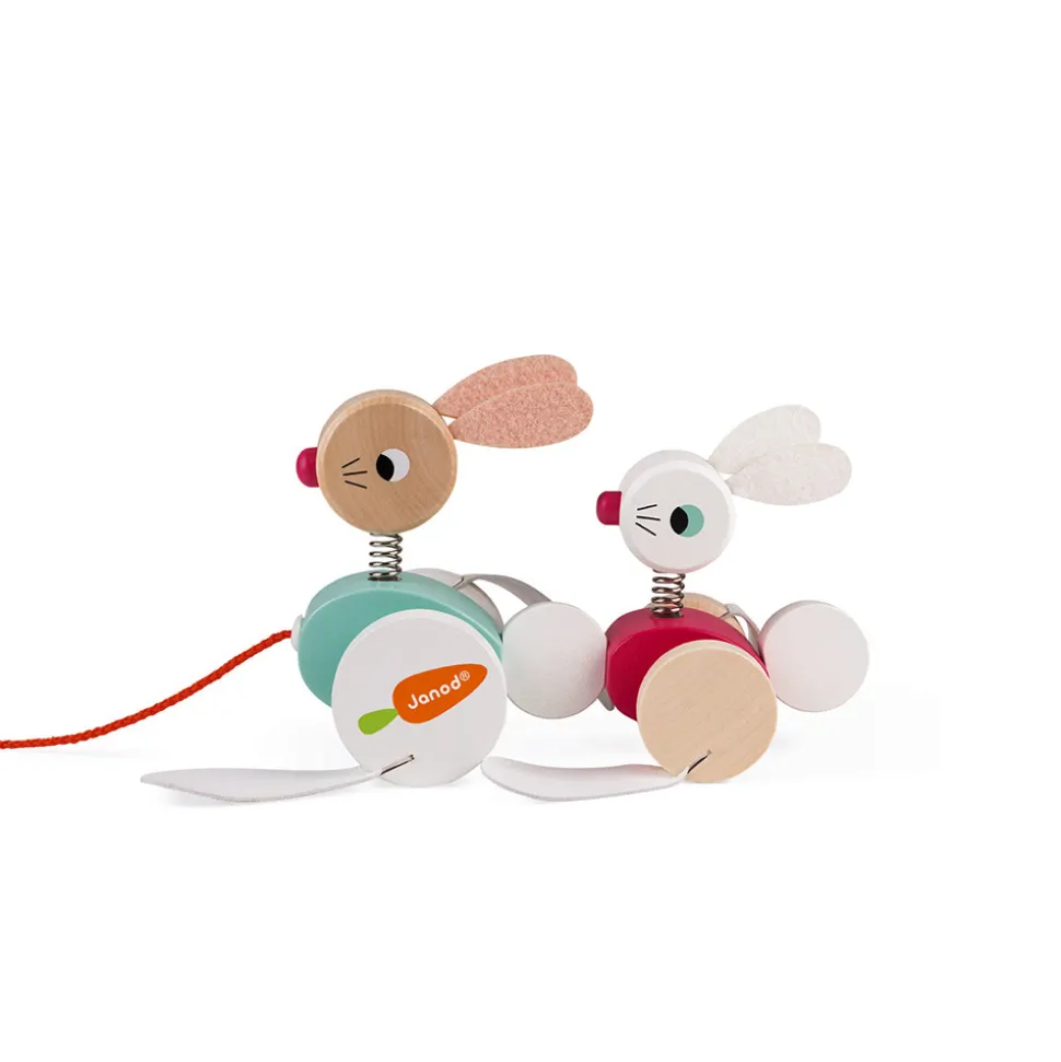 Lapins à promener (bois)