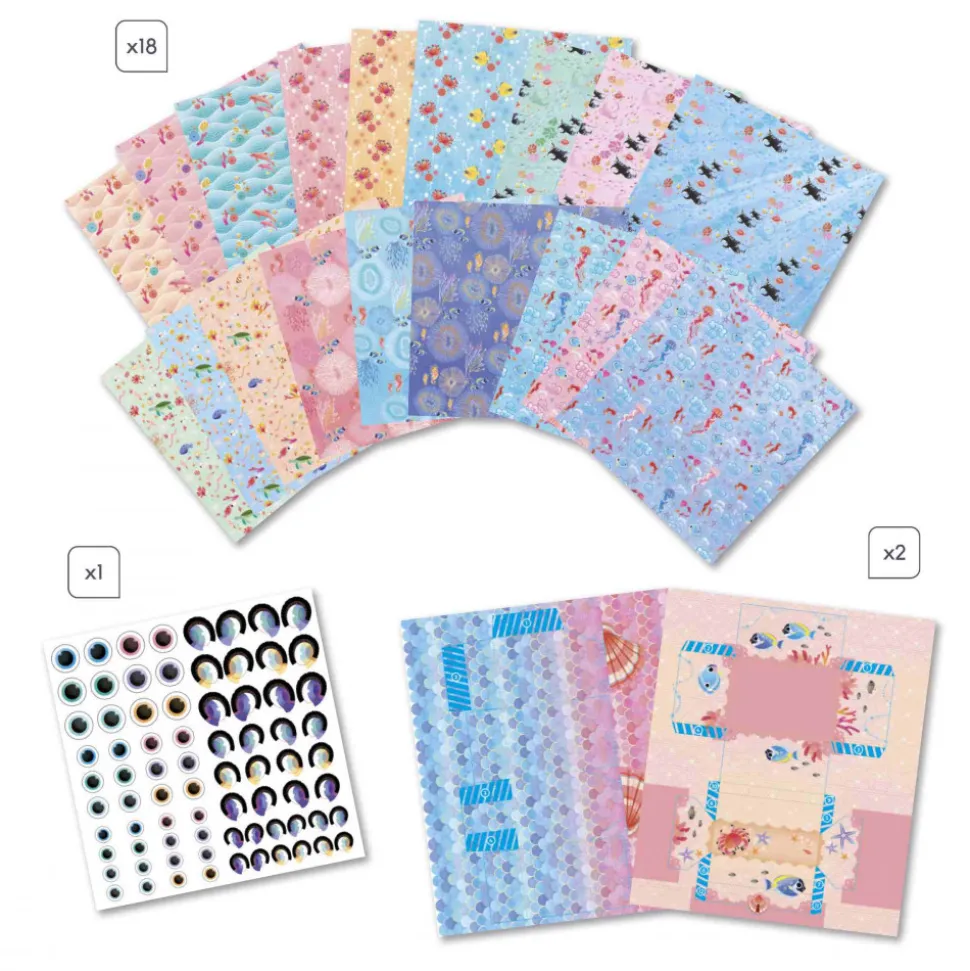 Magic Ocean - 2 Boites Et 18 Origamis