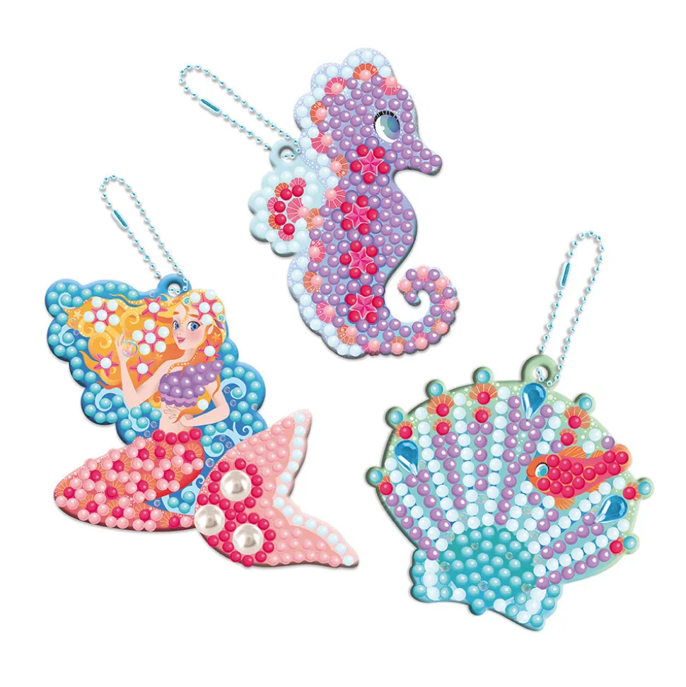 Magic Ocean - 3 Porte-Clefs A Diamanter