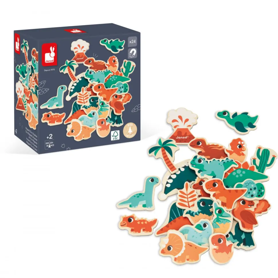 Magnets Dino 24 pièces