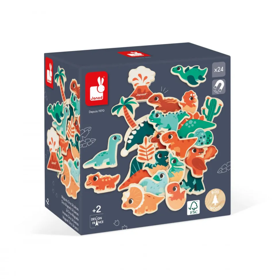 Magnets Dino 24 pièces
