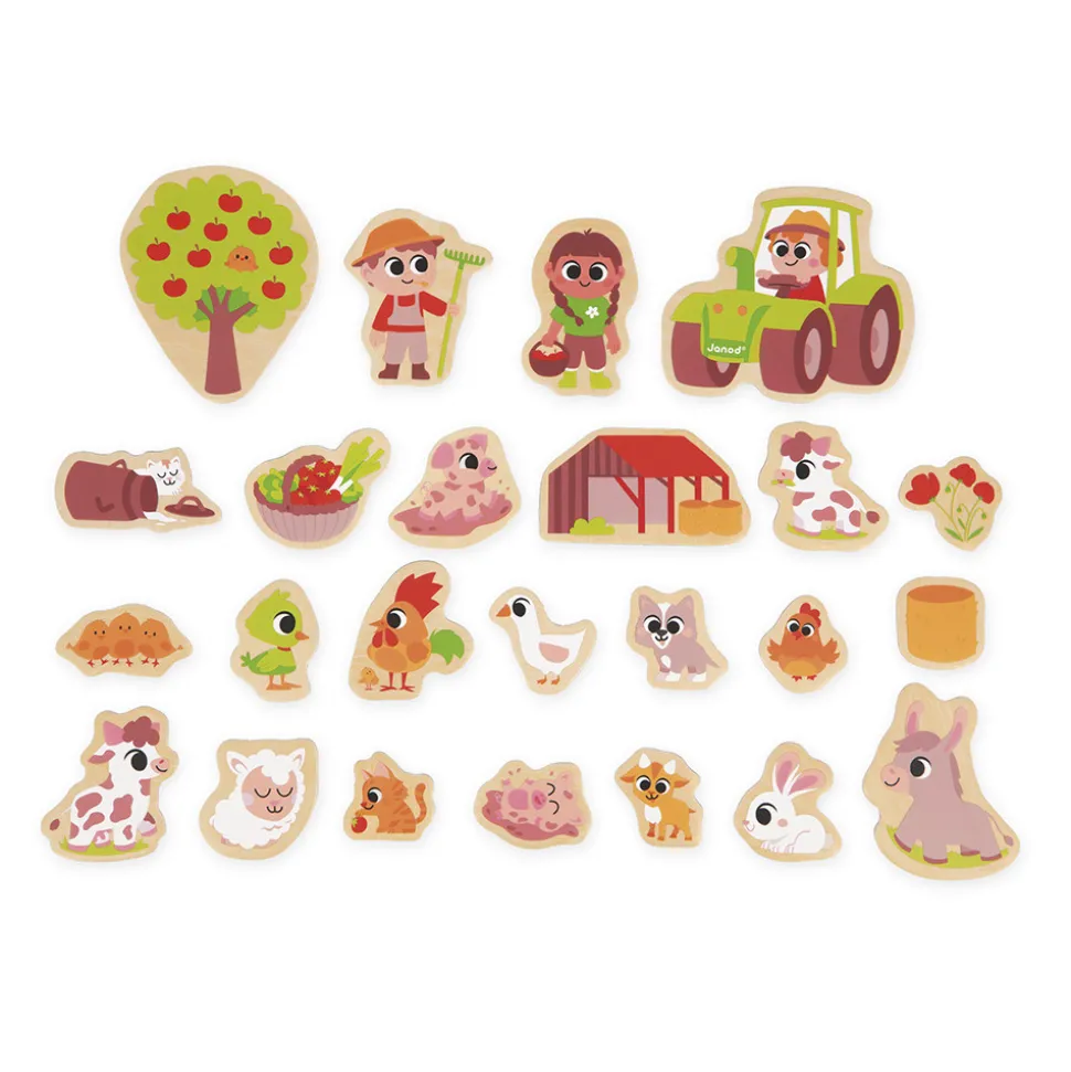 Magnets Ferme 24 pièces