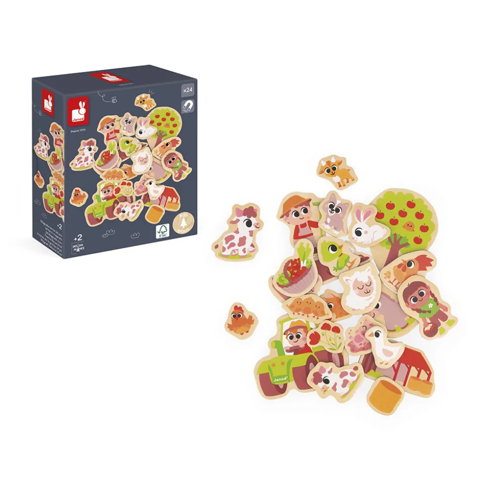 Magnets Ferme 24 pièces