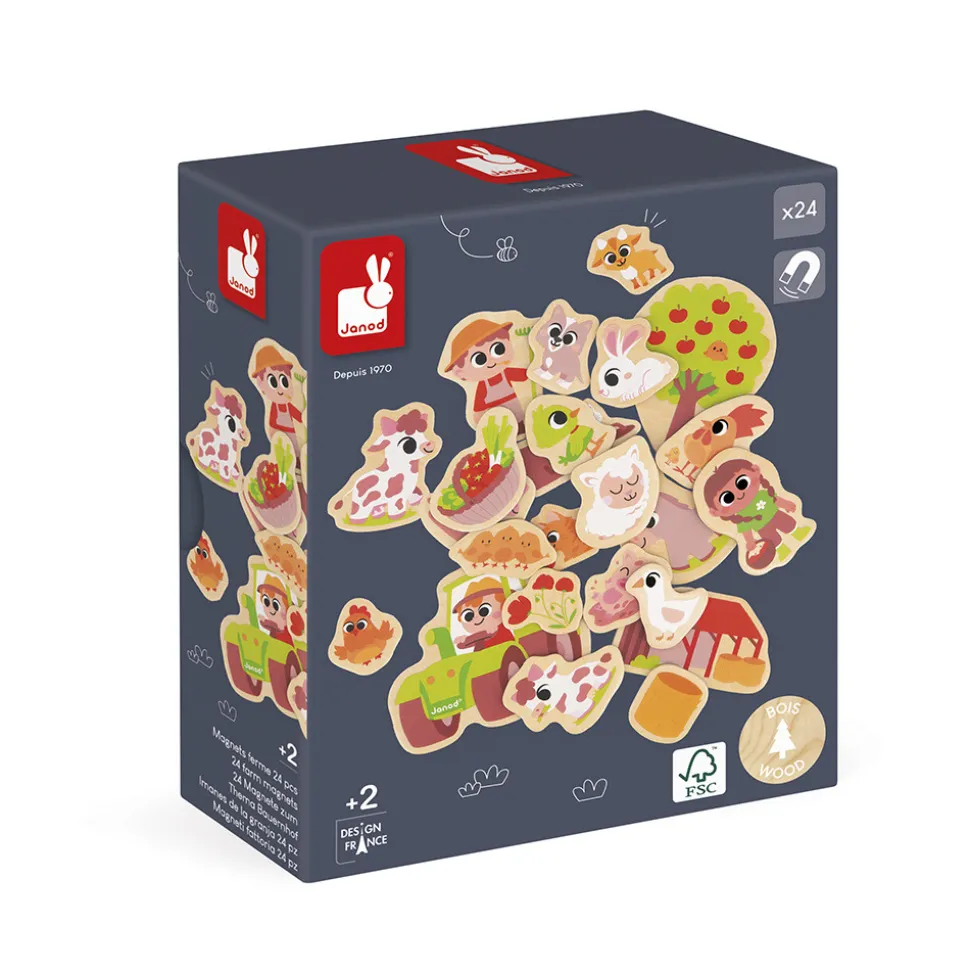 Magnets Ferme 24 pièces