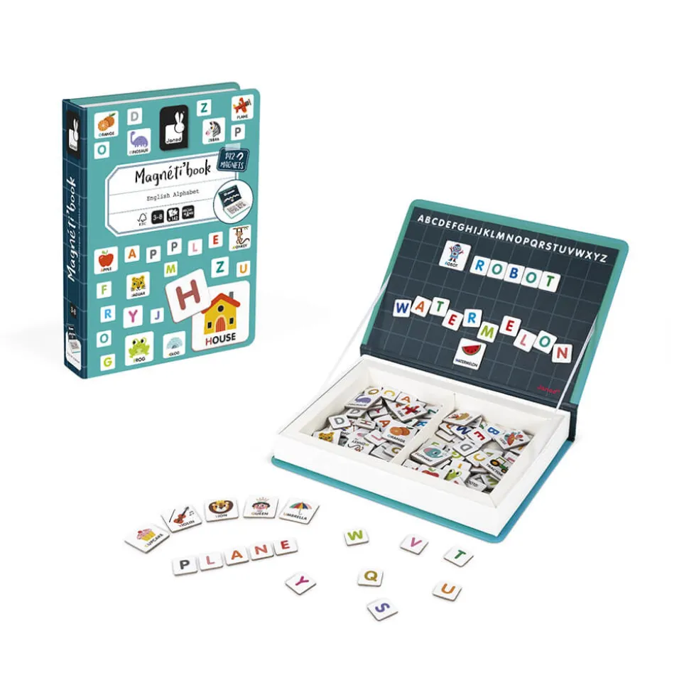 Magnéti'book alphabet anglais, 142 magnets