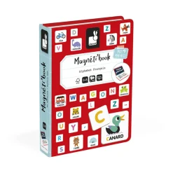 Magnéti'book alphabet français, 142 magnets
