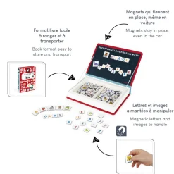 Magnéti'book alphabet français, 142 magnets