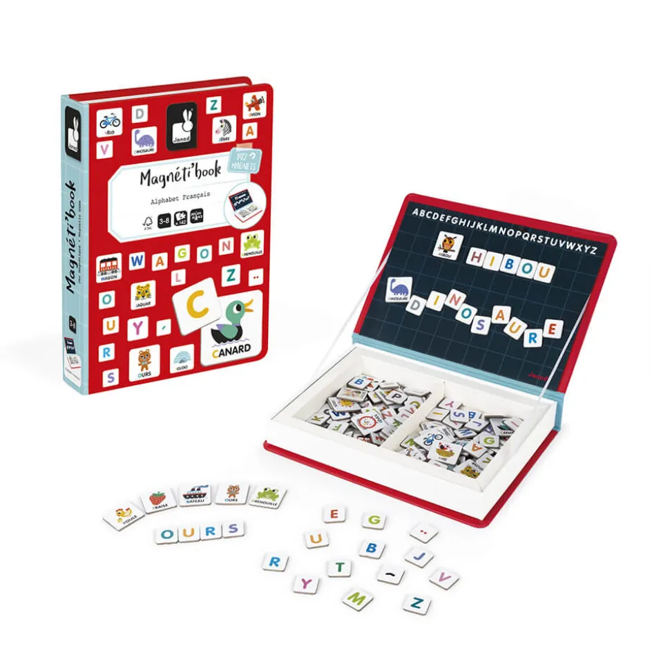 Magnéti'book alphabet français, 142 magnets