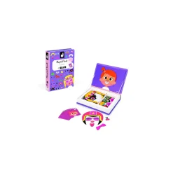 Magnéti'book Crazy Faces fille, 55 magnets