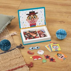 Magnéti'book Crazy Faces garçon, 70 magnets