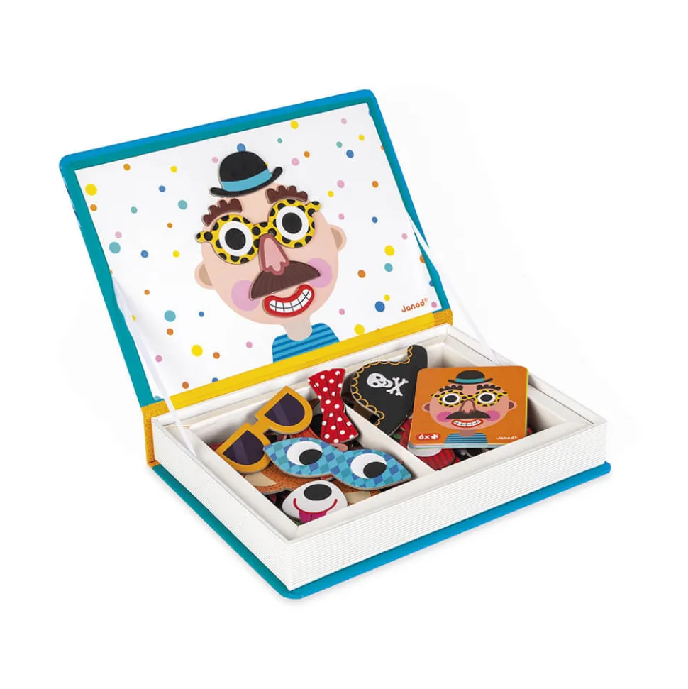 Magnéti'book Crazy Faces garçon, 70 magnets