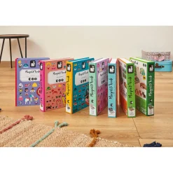 Magnéti'book Crazy Faces garçon, 70 magnets