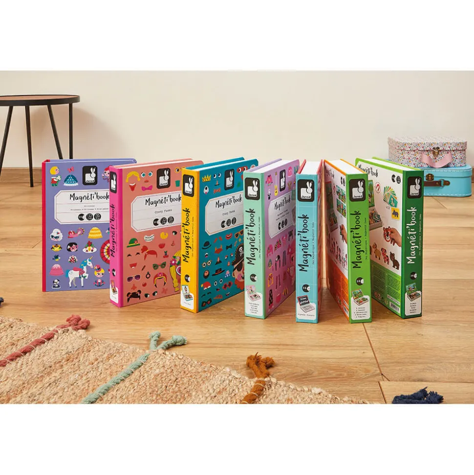 Magnéti'book Crazy Faces garçon, 70 magnets
