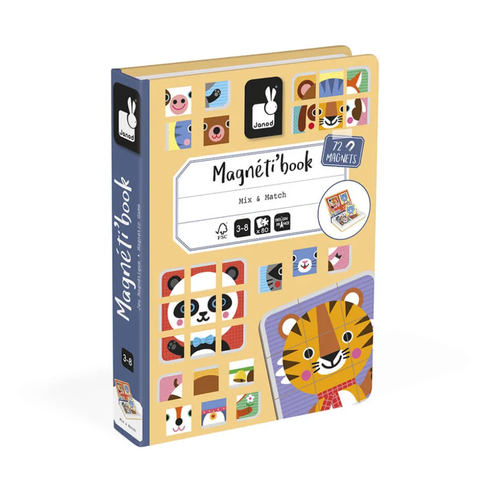 Magnéti'book Mix & Match Animaux, 72 magnets