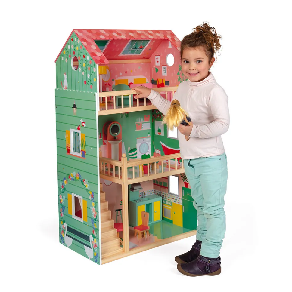 Maison de poupées Happy Day (bois)