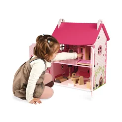 Maison de poupées Mademoiselle (bois)
