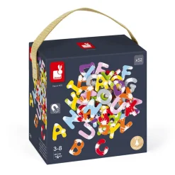 Mallette 52 lettres magnétiques Splash (bois)
