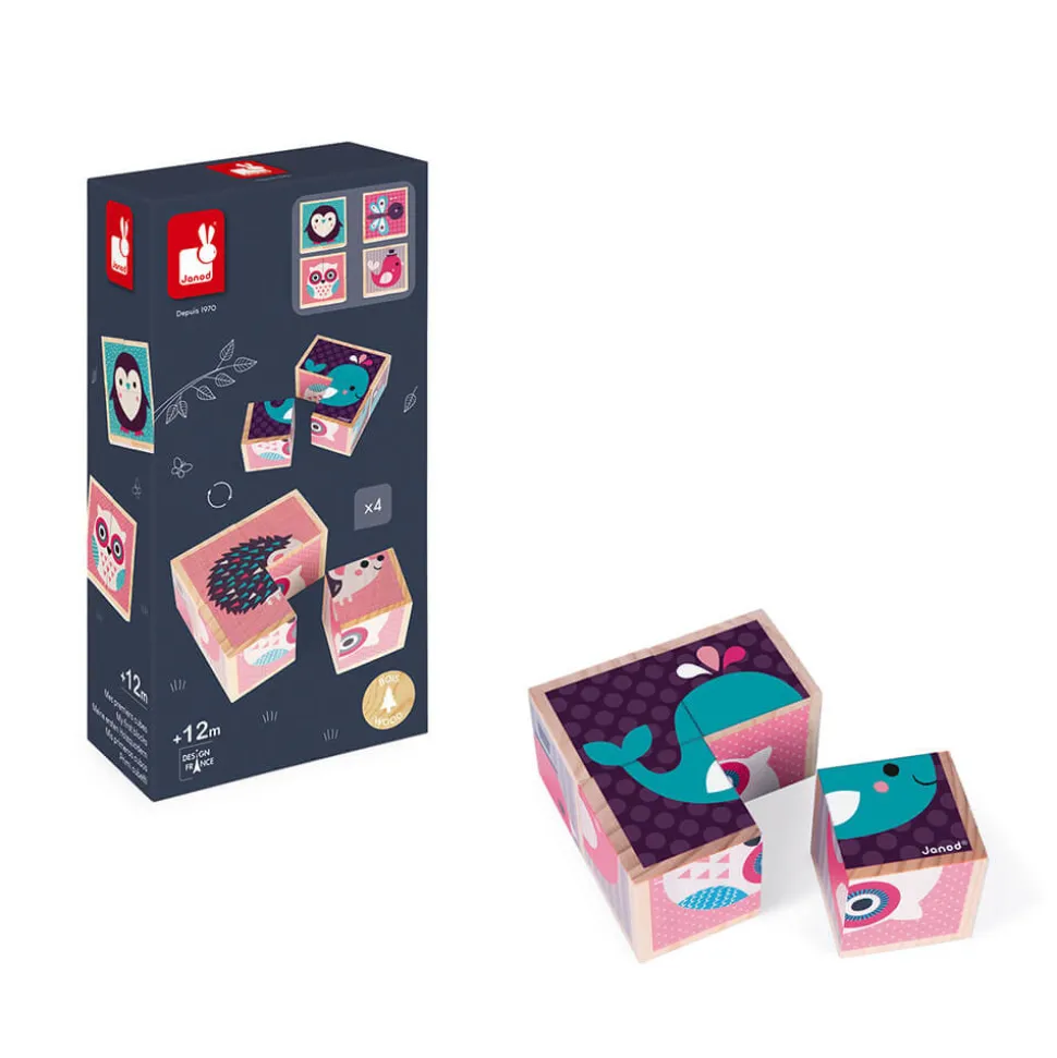 Mes Premiers Cubes - Bébés Animaux (bois)