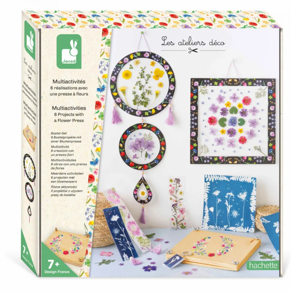 Multiactivités 6 Réalisations avec une Presse à Fleurs