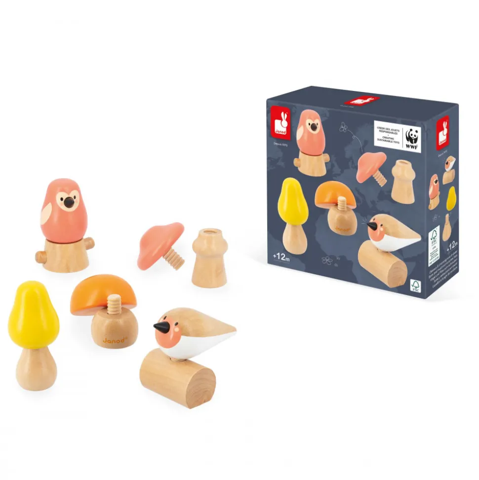 Oiseaux et Champignons à visser - Partenariat WWF®