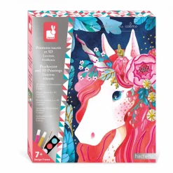 Peinture Nacrée et 3D Licorne