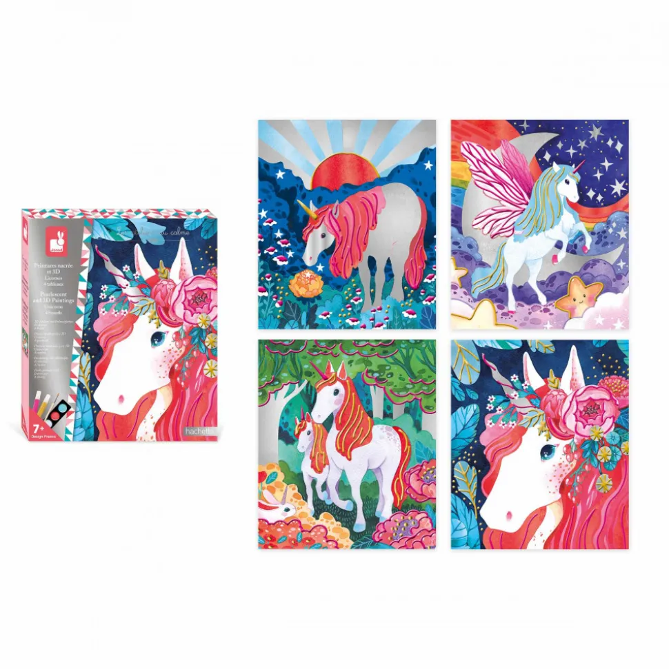 Peinture Nacrée et 3D Licorne
