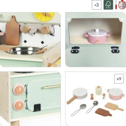 Petite Cuisine en bois Mamie Soleil