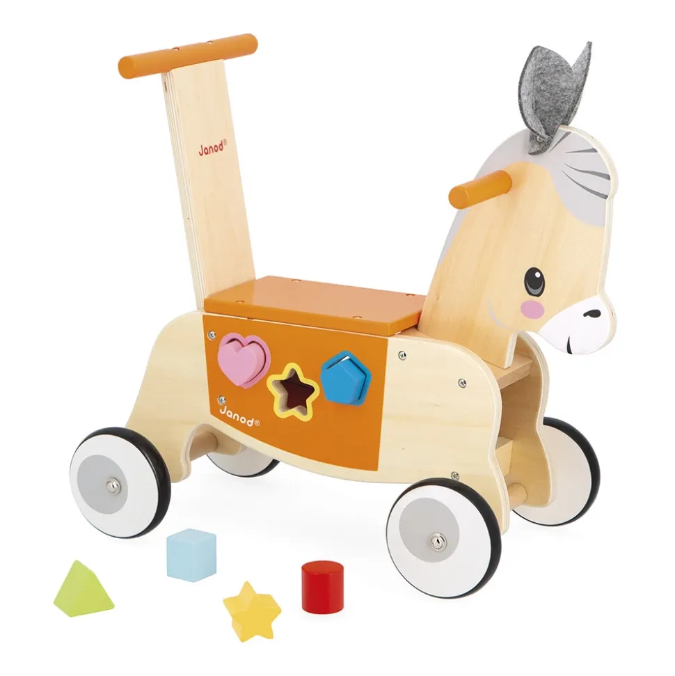 Porteur Âne en bois