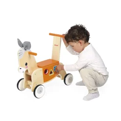 Porteur Âne en bois