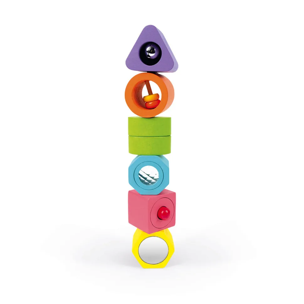 Puzzle 6 cubes sensoriels I wood (bois)