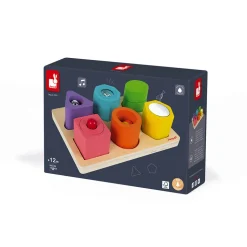 Puzzle 6 cubes sensoriels I wood (bois)