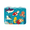 Puzzle à Tenons en Bois Animaux marins - Partenariat WWF®