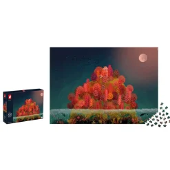 Puzzle Automne Rouge 2000 pièces