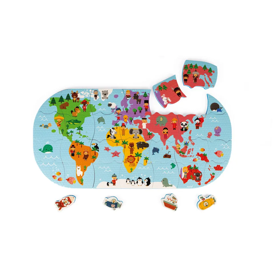 Puzzle Carte des Explorateurs du bain