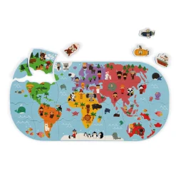 Puzzle Carte des Explorateurs du bain