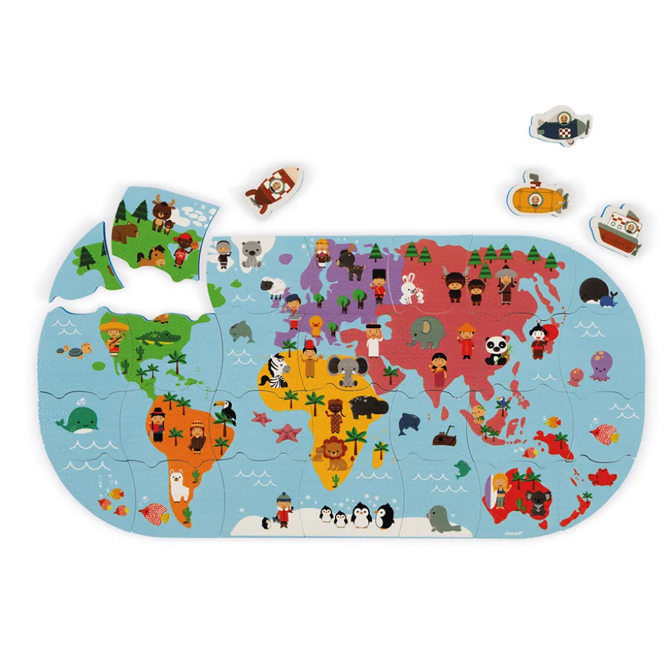 Puzzle Carte des Explorateurs du bain