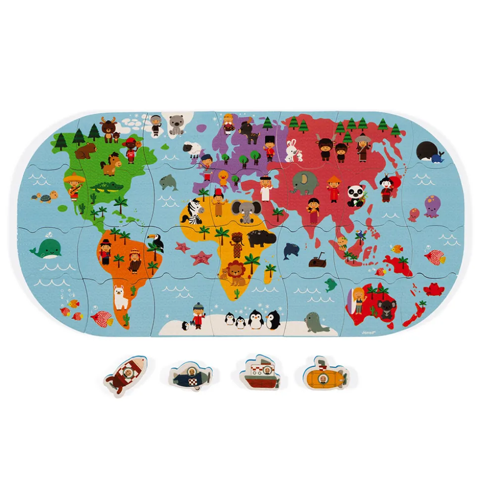 Puzzle Carte des Explorateurs du bain