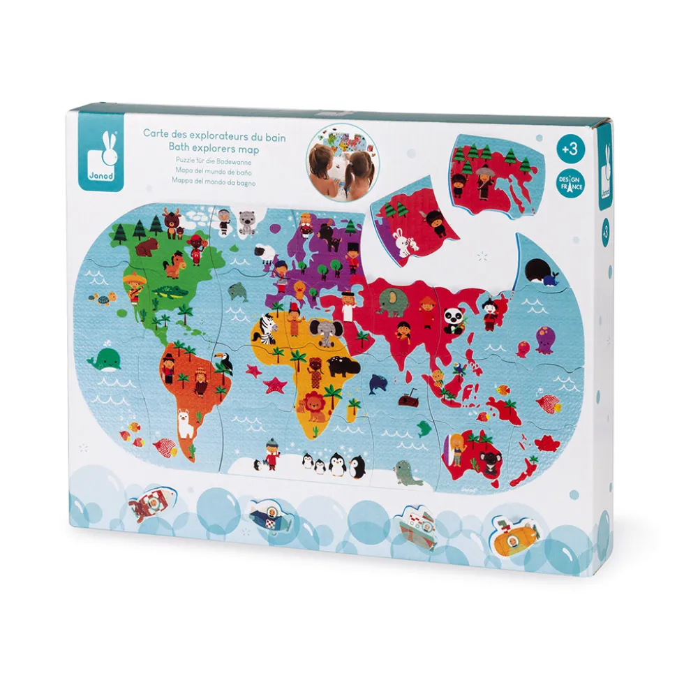 Puzzle Carte des Explorateurs du bain