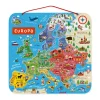 Puzzle Carte d'Europe Magnétique Italien (bois)