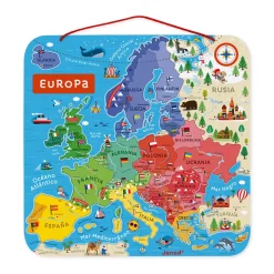 Puzzle Carte d'Europe Magnétique Espagnol (bois)